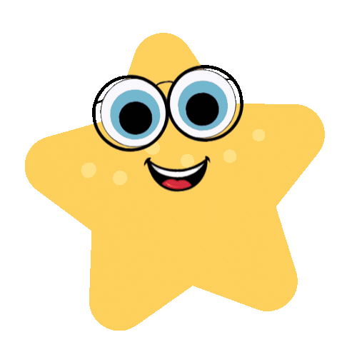 A stop-motion video of the Junior Éditions characters, including our mascot Inspi, a yellow star with glasses and a smile, on a neutral background.